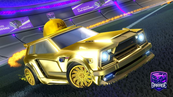 A Rocket League car design from BW1