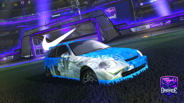 A Rocket League car design from SelflessGaming