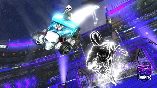 A Rocket League car design from Mitoka_on60FPS