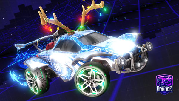 A Rocket League car design from dinops4gg