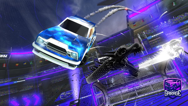 A Rocket League car design from VOUTEXZINHO