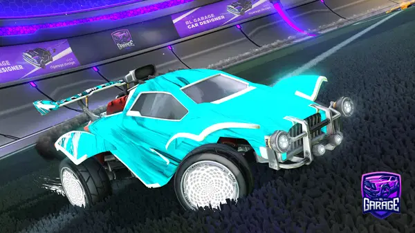 A Rocket League car design from Triz10_RL