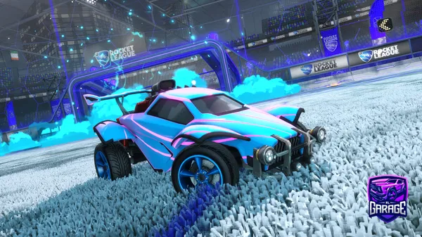 A Rocket League car design from iceytea