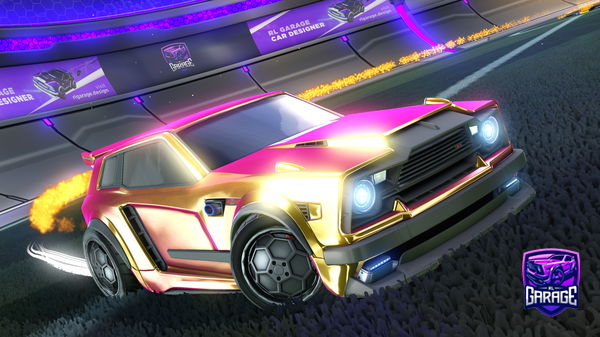 A Rocket League car design from Synoxia_