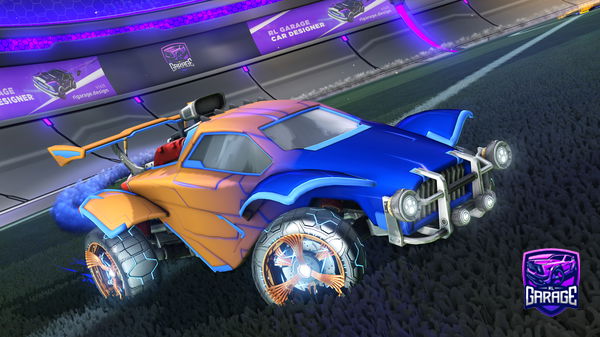 A Rocket League car design from squishynuggets