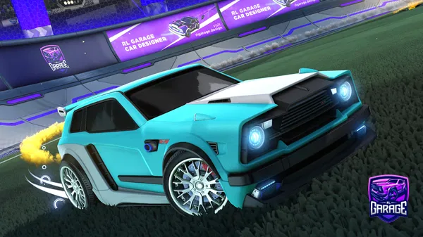 A Rocket League car design from Ascetik