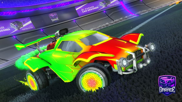 A Rocket League car design from BW1