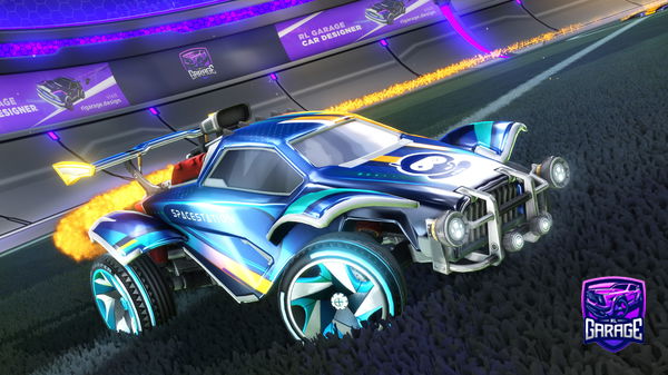 A Rocket League car design from Tommygun1235446