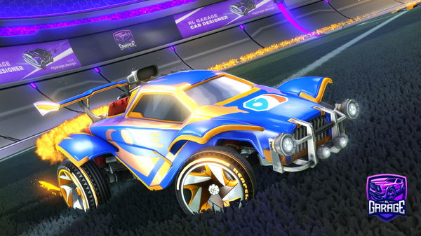 A Rocket League car design from ZPachiX