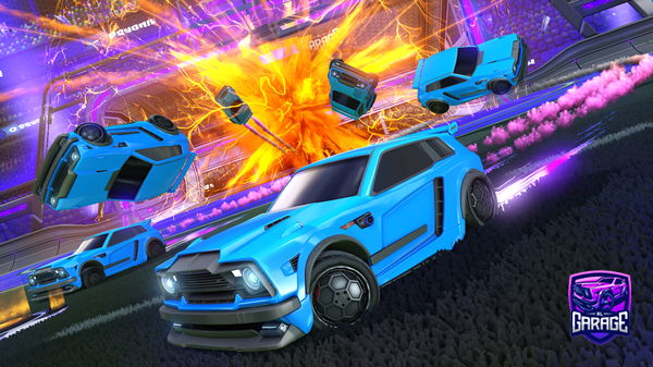 A Rocket League car design from jezzyjaxon