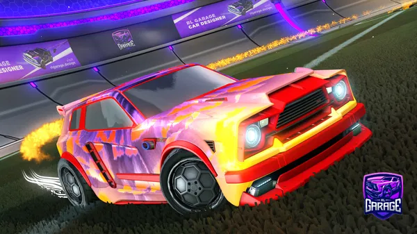 A Rocket League car design from Outburst