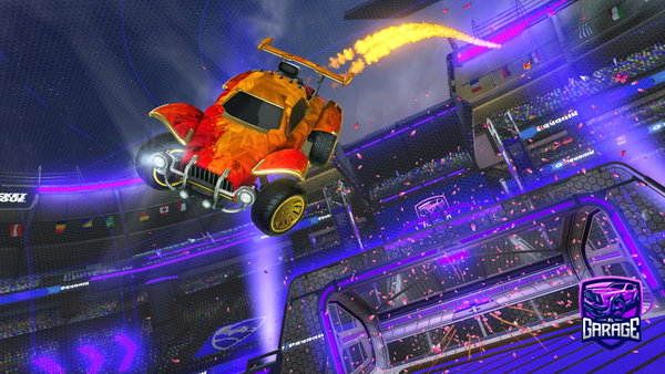 A Rocket League car design from SPIRITRAVAGE