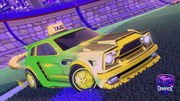 A Rocket League car design from Clapped-by-Twez
