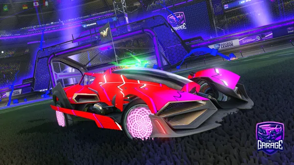 A Rocket League car design from Flash_RCR