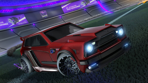 A Rocket League car design from Cosplash