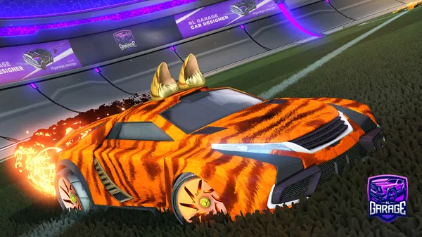 A Rocket League car design from TigerSakurai