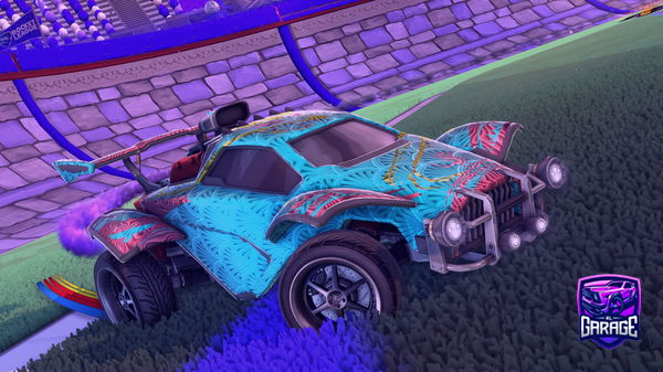 A Rocket League car design from TrCherry