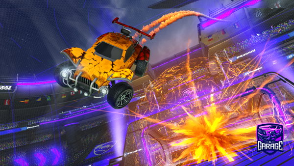 A Rocket League car design from Crashnin_Band