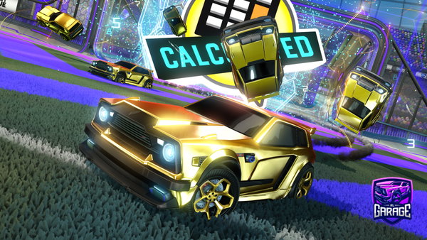 A Rocket League car design from Polka