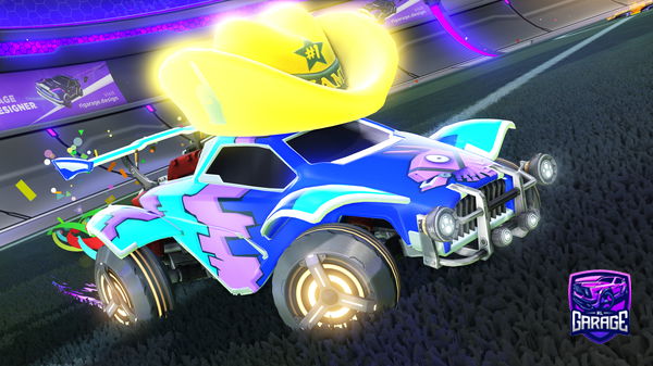 A Rocket League car design from BFK_reaperXrz