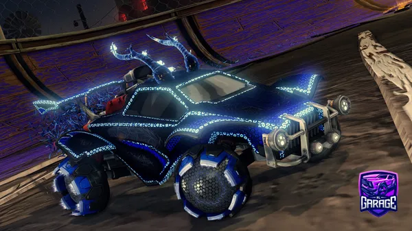 A Rocket League car design from Blueberries