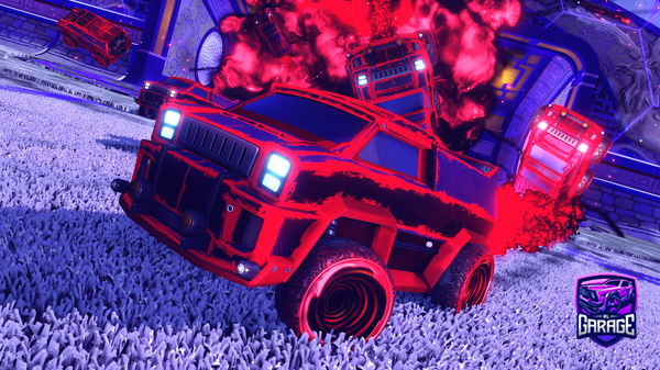 A Rocket League car design from Mojo8two8