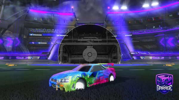 A Rocket League car design from Hney