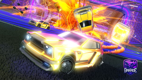 A Rocket League car design from GLTCHMOON