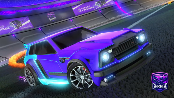 A Rocket League car design from firefox104