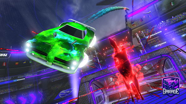 A Rocket League car design from Bebeokos