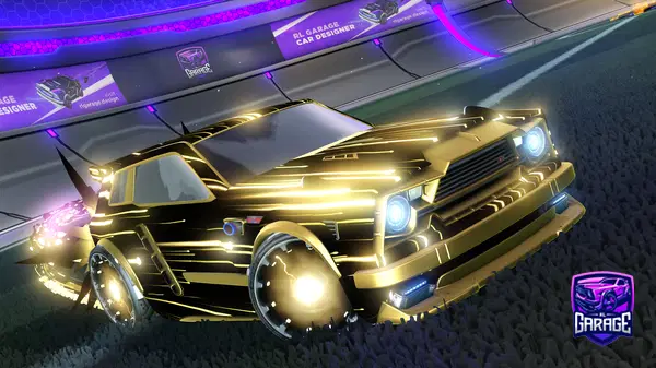 A Rocket League car design from capygamer