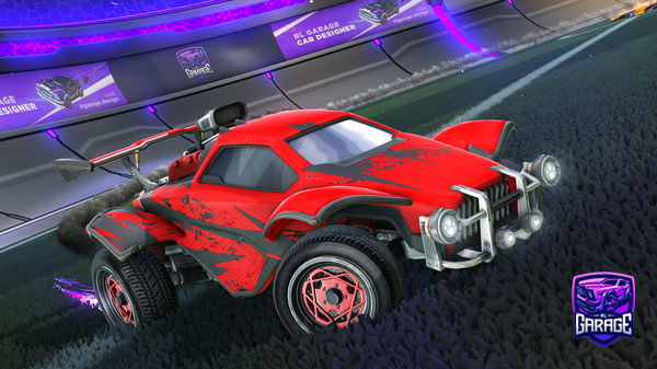 A Rocket League car design from YaelingeFR