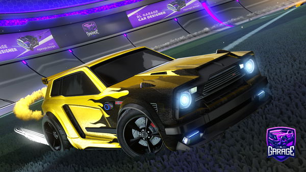 A Rocket League car design from cldrx