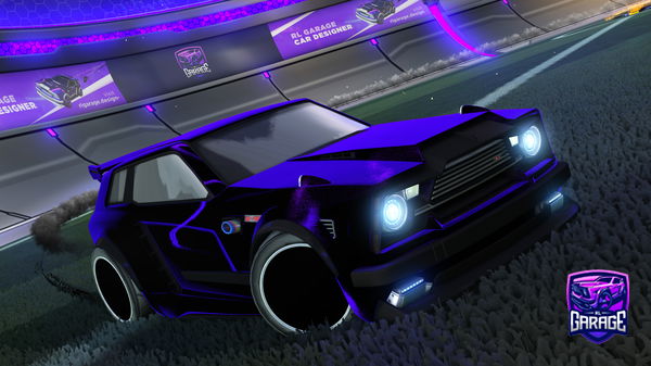 A Rocket League car design from heelloo