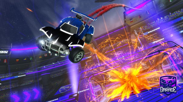 A Rocket League car design from Cosmotiz