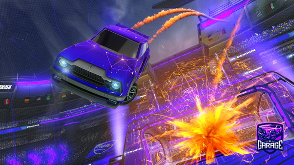 A Rocket League car design from Star_platina