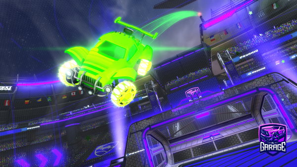 A Rocket League car design from DragonLock