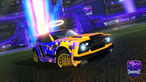 A Rocket League car design from Albator47Q