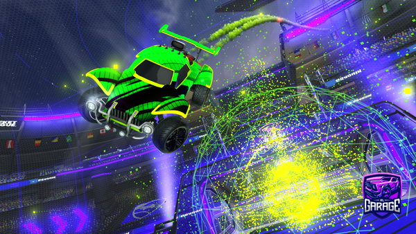 A Rocket League car design from Dexinot