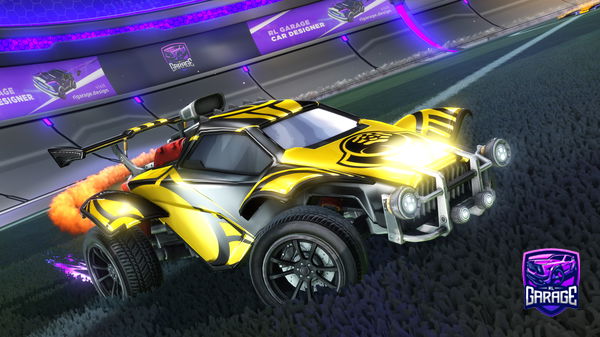 A Rocket League car design from Sytekd