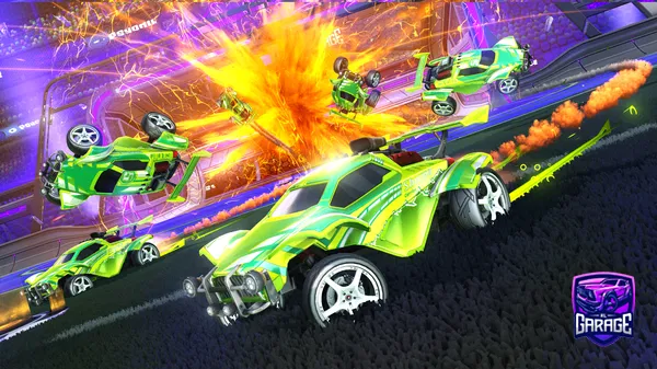 A Rocket League car design from DzzyGuy