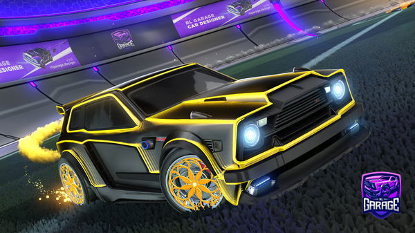 A Rocket League car design from AlanMerFla