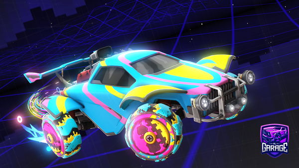 A Rocket League car design from cheekyrotter