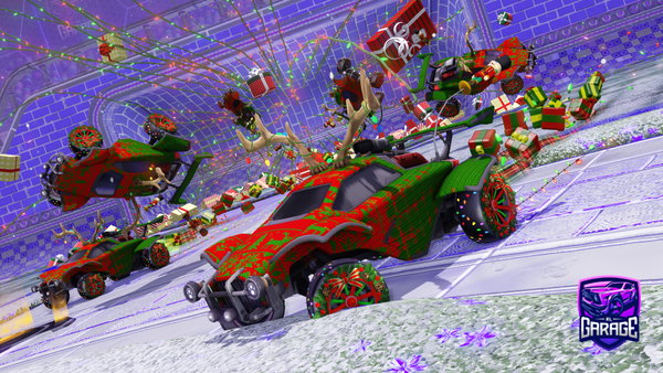 A Rocket League car design from depressachu