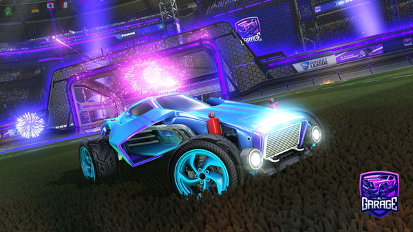 A Rocket League car design from SP4RKY08