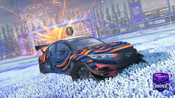 A Rocket League car design from CombatWombat341