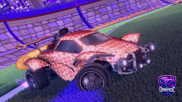 A Rocket League car design from IMoMoSI