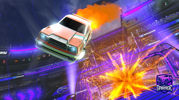 A Rocket League car design from th3am3rican