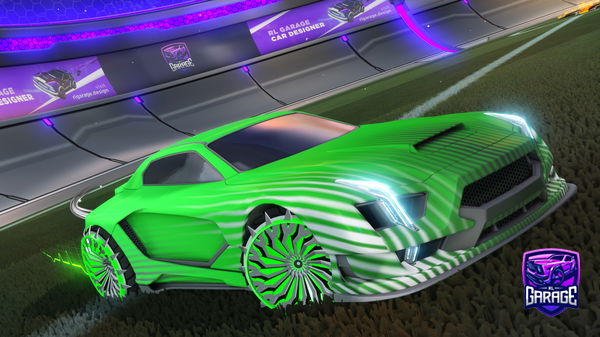 A Rocket League car design from brien756
