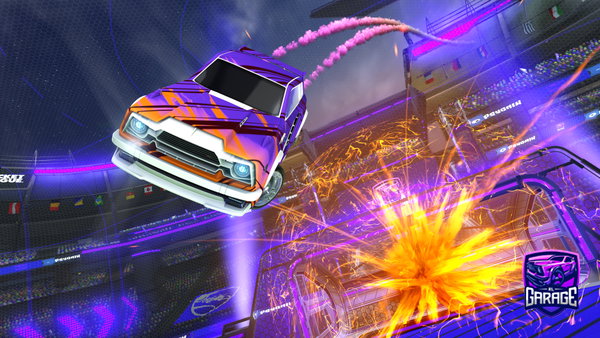A Rocket League car design from Yiyoji